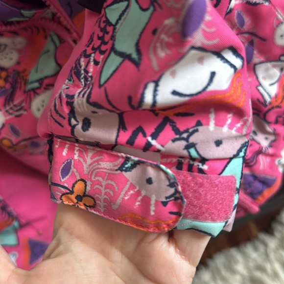 Girls Roxy Snowy Tale Technical Ski Jacket 4/5 - Picture 4 of 8